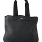 Dolce & Gabbana Elegant Black Leather Tote for Men