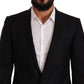 Dolce & Gabbana Exclusive Black Virgin Wool Blazer