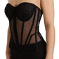 Dolce & Gabbana Elegant Black Viscose Corset Top