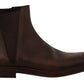 Dolce & Gabbana Elegant Brown Chelsea Formal Boots