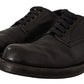 Dolce & Gabbana Elegant Black Leather Men's Dress Shoes