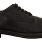 Dolce & Gabbana Elegant Black Leather Men's Dress Shoes