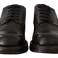 Dolce & Gabbana Elegant Black Leather Men's Dress Shoes