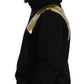 Dolce & Gabbana Elevate Your Style with a Black Golden-Logo Pullover