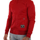 Dolce & Gabbana Stunning Zip Sweater Cardigan in Red