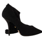 Dolce & Gabbana Elegant Stretch Socks Boots in Black