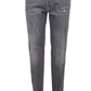 Dsquared² Chic Gray Slim-Fit Denim for the Modern Man