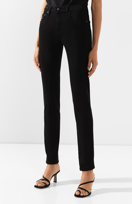 Jacob Cohen Sleek Black Slim-Fit Kimberly Jeans