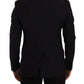 Dolce & Gabbana Elegant Black Martini Slim Fit Blazer and Vest