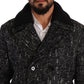 Dolce & Gabbana Chic Double Breasted Wool Blend Overcoat