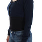 Ermanno Scervino Chic Cashmere-Blend Cropped Sweater in Blue