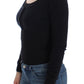 Ermanno Scervino Chic Cropped Black Wool-Cashmere Sweater