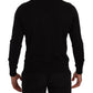 Dolce & Gabbana Elegant V-Neck Black Cashmere Cardigan