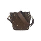 Cavalli Class Elegant Dark Brown Bucket Bag