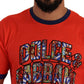 Dolce & Gabbana Elegant Orange Crew Neck Logo Tee