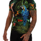 Dolce & Gabbana Jungle Print Crew Neck Cotton Tee