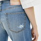 Chic Distressed Love Moschino Jeans