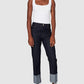 Love Moschino Chic Cotton Denim Jeans with Fleece Accent