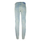 Jacob Cohen Chic Straight Leg Denim with Leather Accents