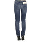 Jacob Cohen Chic Slim Fit Cotton Jeans with Artisanal Flair