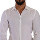 Dolce & Gabbana Elegant White Cotton Poplin Dress Shirt