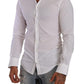 Dolce & Gabbana Elegant White Cotton Poplin Dress Shirt