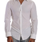 Dolce & Gabbana Elegant White Cotton Poplin Dress Shirt