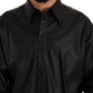 Dolce & Gabbana Elegant Black Leather Jacket