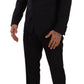 Dolce & Gabbana Elegant Black Three-Piece Martini Fit Suit