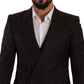 Dolce & Gabbana Elegant Purple Wool 3-Piece Men's Suit