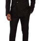 Dolce & Gabbana Elegant Purple Wool 3-Piece Men's Suit