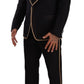 Dolce & Gabbana Elegant Black Silk Blend 3-Piece Suit