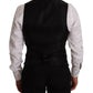 Dolce & Gabbana Elegant Black Virgin Wool Dress Vest