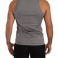 Dolce & Gabbana Elegant Melange Grey Tank Top T-Shirt