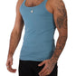 Dolce & Gabbana Elegant Blue Round Neck Tank Top