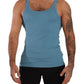 Dolce & Gabbana Elegant Blue Round Neck Tank Top