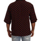 Dolce & Gabbana Elegant Silk Polka Dots Button-Down Shirt