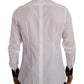 Dolce & Gabbana Elegant Gold Cotton Dress Shirt