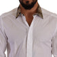 Dolce & Gabbana Elegant Gold Cotton Dress Shirt