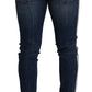 Dolce & Gabbana Slim Fit Blue Washed Denim Jeans