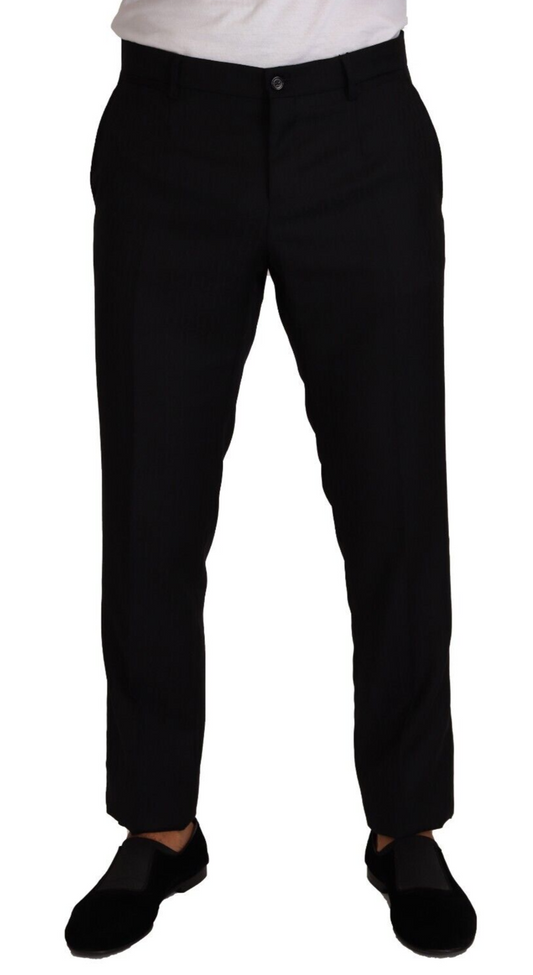 Dolce & Gabbana Elegant Slim-Fit Tuxedo Trousers