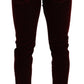 Dolce & Gabbana Bordeaux Slim Fit Skinny Jeans