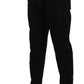 Dolce & Gabbana Elegant Tapered Black Cotton Chinos