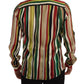 Dolce & Gabbana Elegant Multicolor Striped Silk Blend Shirt