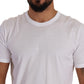 Dolce & Gabbana Elegant White Cotton Crewneck Tee