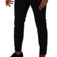 Dolce & Gabbana Slim Fit Luxe Corduroy Pants in Dark Blue