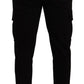 Dolce & Gabbana Elegant Black Slim Fit Cargo Pants