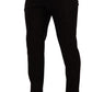 Dolce & Gabbana Elegant Bordeaux Slim-Fit Wool Dress Pants