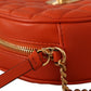 Versace Elegant Round Nappa Leather Crossbody Bag