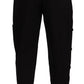 Dolce & Gabbana Chic Black Cargo Pants with Stretch Comfort